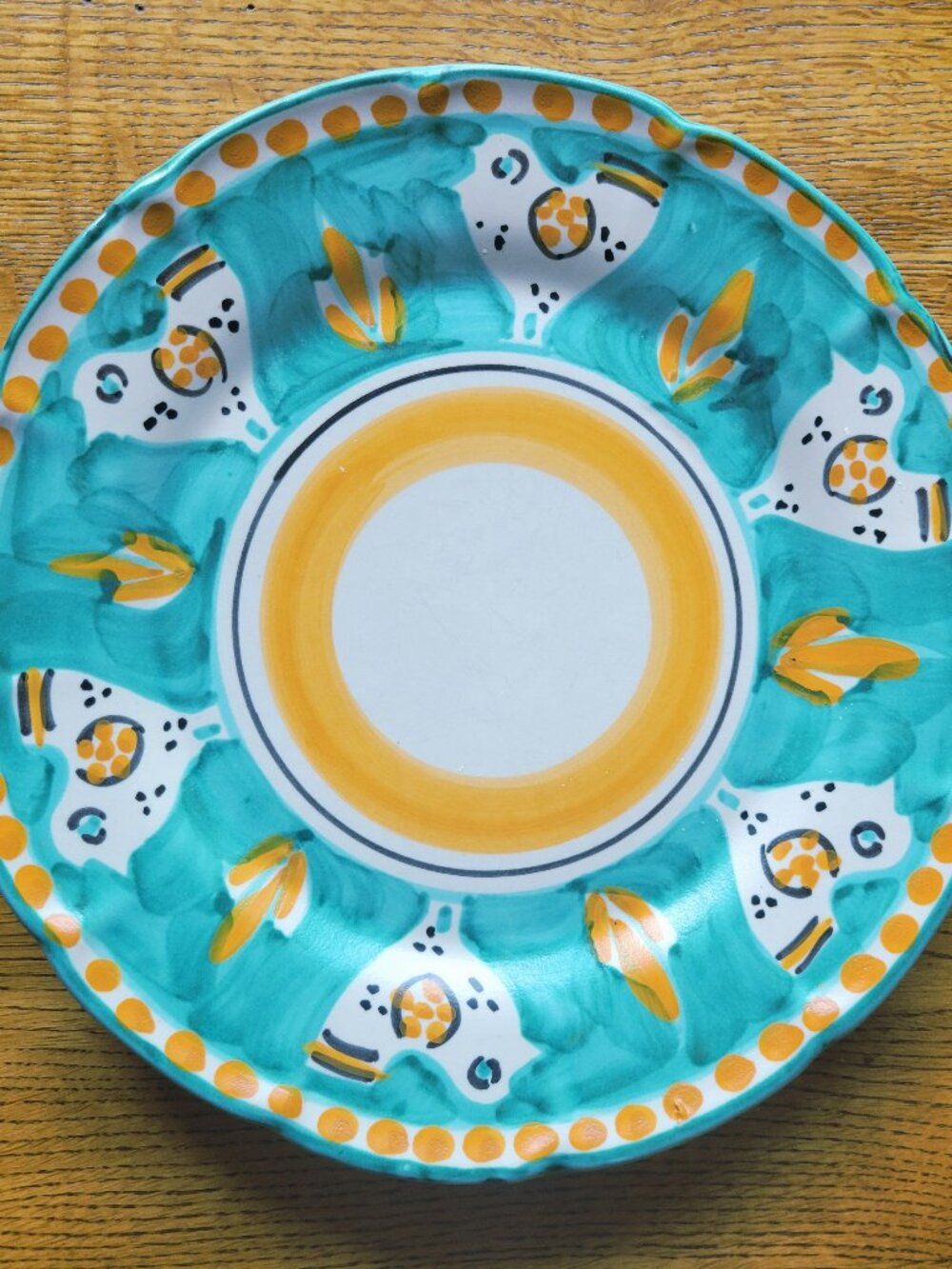 VIETRI Chicken Campagna Dinner Plate Collectible
